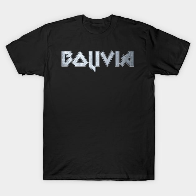 Heavy metal Bolivia T-Shirt by KubikoBakhar